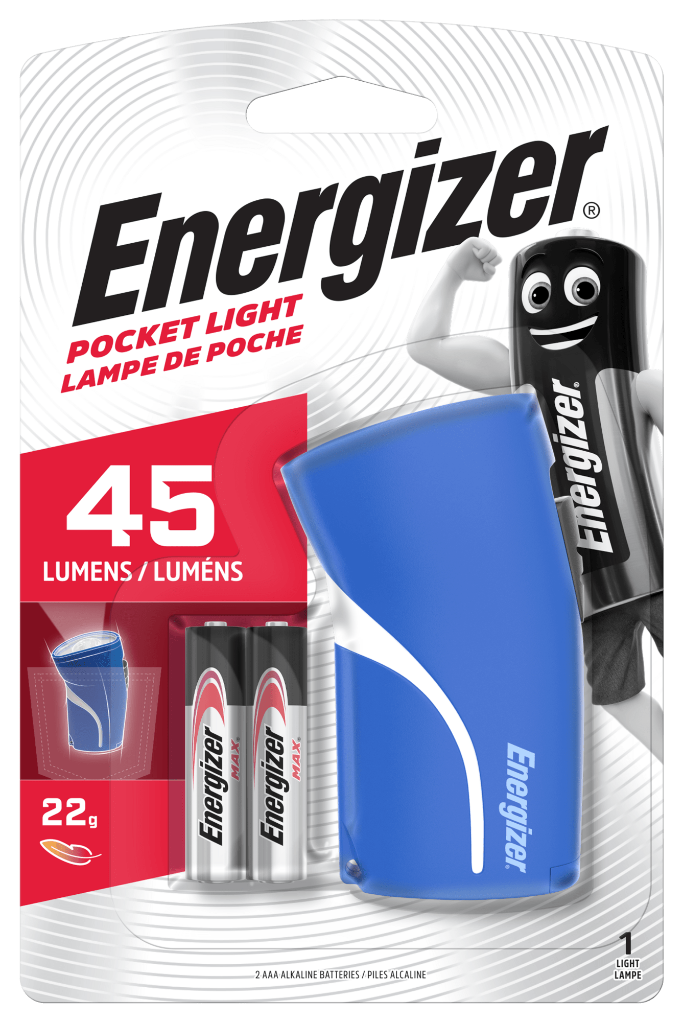 Energizer ručné vreckové LED svietidlo Pocket Light 3 x AAA