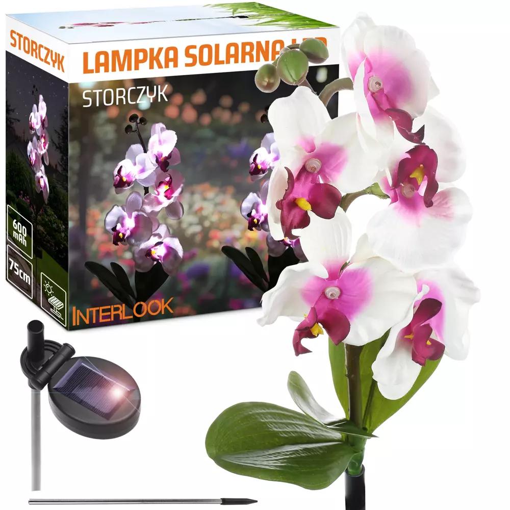 ORCHIDEA ZÁHRADNÉ SOLÁRNE LED SVIETIDLO | 75 CM, 600 MAH