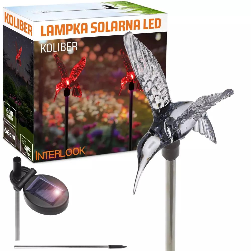 FLD-41 | KOLIBER LED SOLÁRNE ZÁHRADNÉ SVIETIDLO | 66 CM, 600 MAH