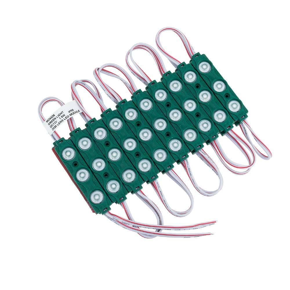 LED Lens Module 3 1.5W Zelená