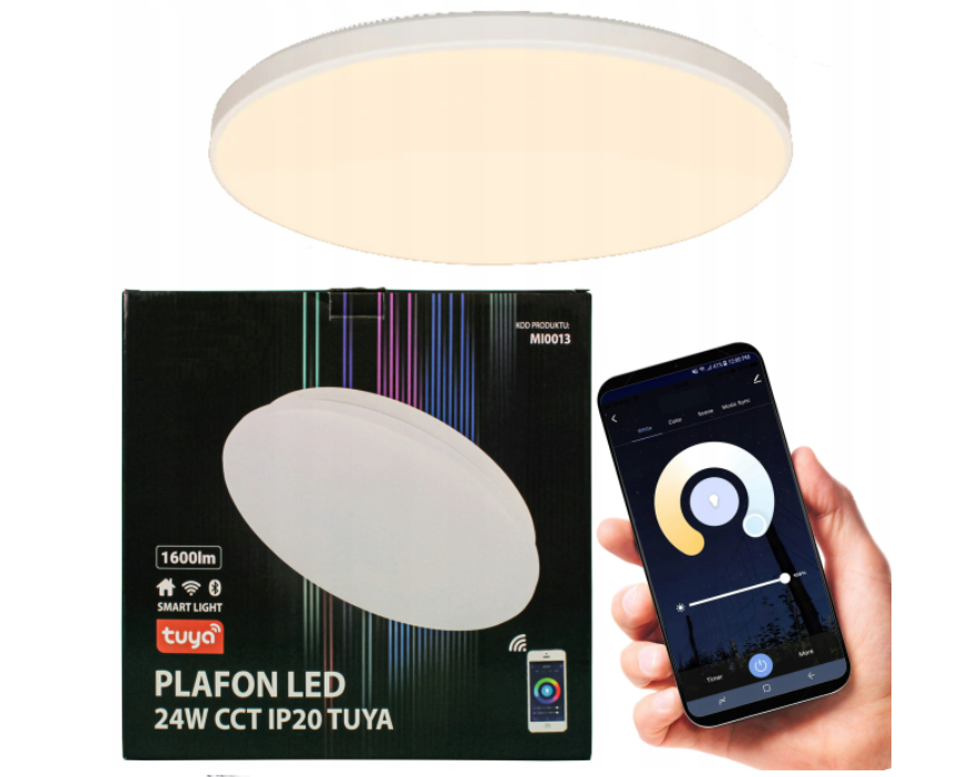 LED plafón Smart 24W CCT TUYA IP20