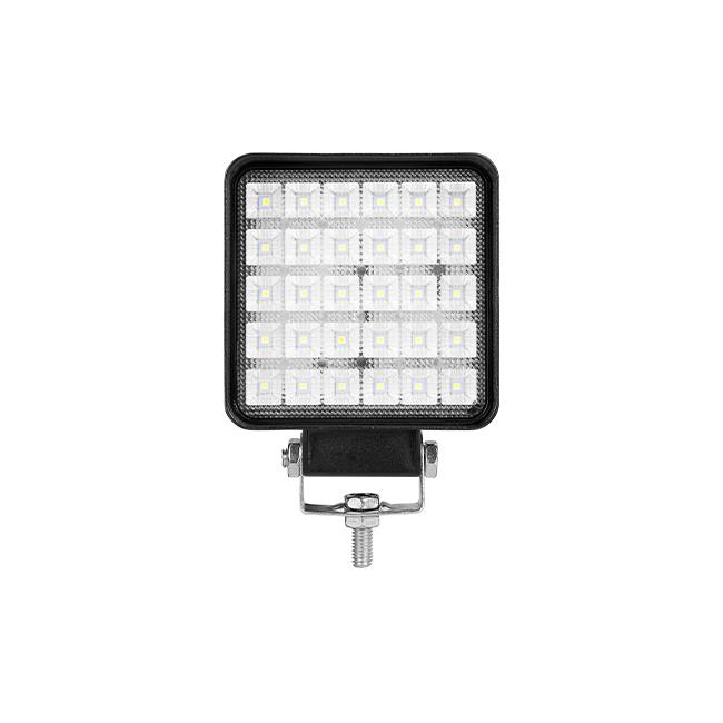 LED Pracovná lampa 10-60V 90W 30 LED štvorcová