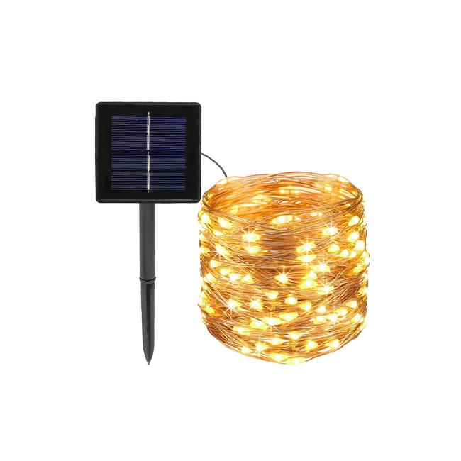 Solárna LED girlanda, 200 LED, 2190 cm, šnúrka