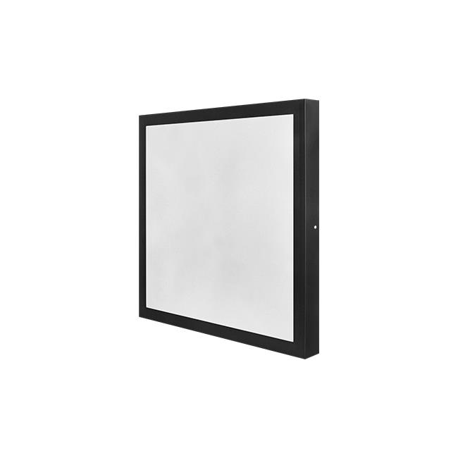 Stropný LED panel 400*400*38 36W 4000K čierny,  prisadený