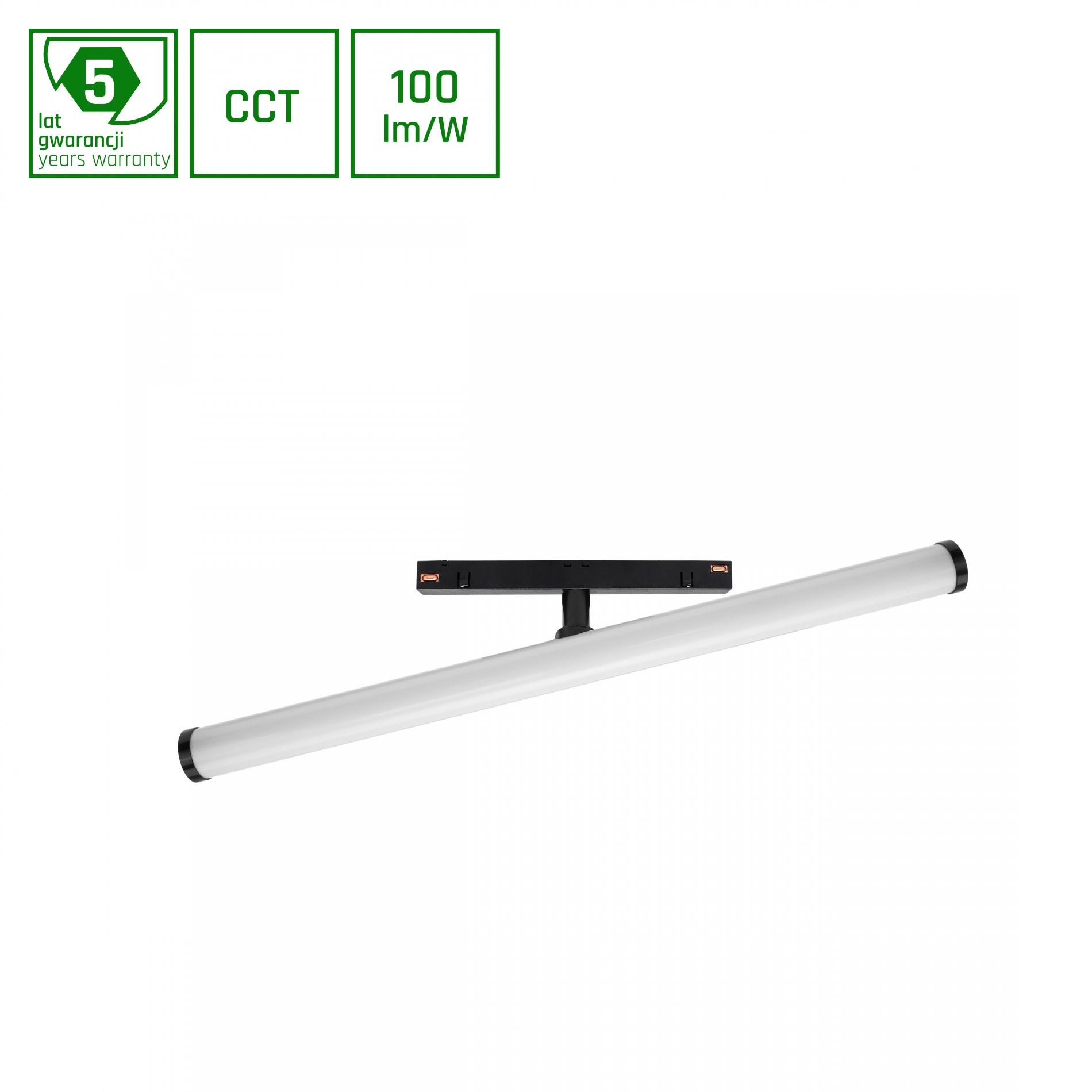 SYSTEM SHIFT SMART – BEAM TRACK LIGHT FI28X400X75MM 12W 150° BLACK CCT/DIM (5-ročná záruka)