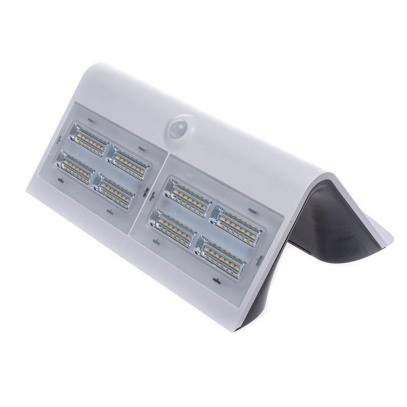 Záhradná solárna nástenná lampa BUTTERFLY LED IP65 6,8W 4000K Sensor White Eco-Light